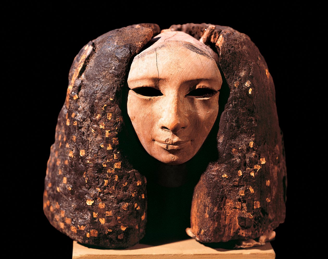 Portræt af en prinsesse, fra Lisht, Middle Kingdom, Dynasti XII (træ) af Egyptian 12th Dynasty