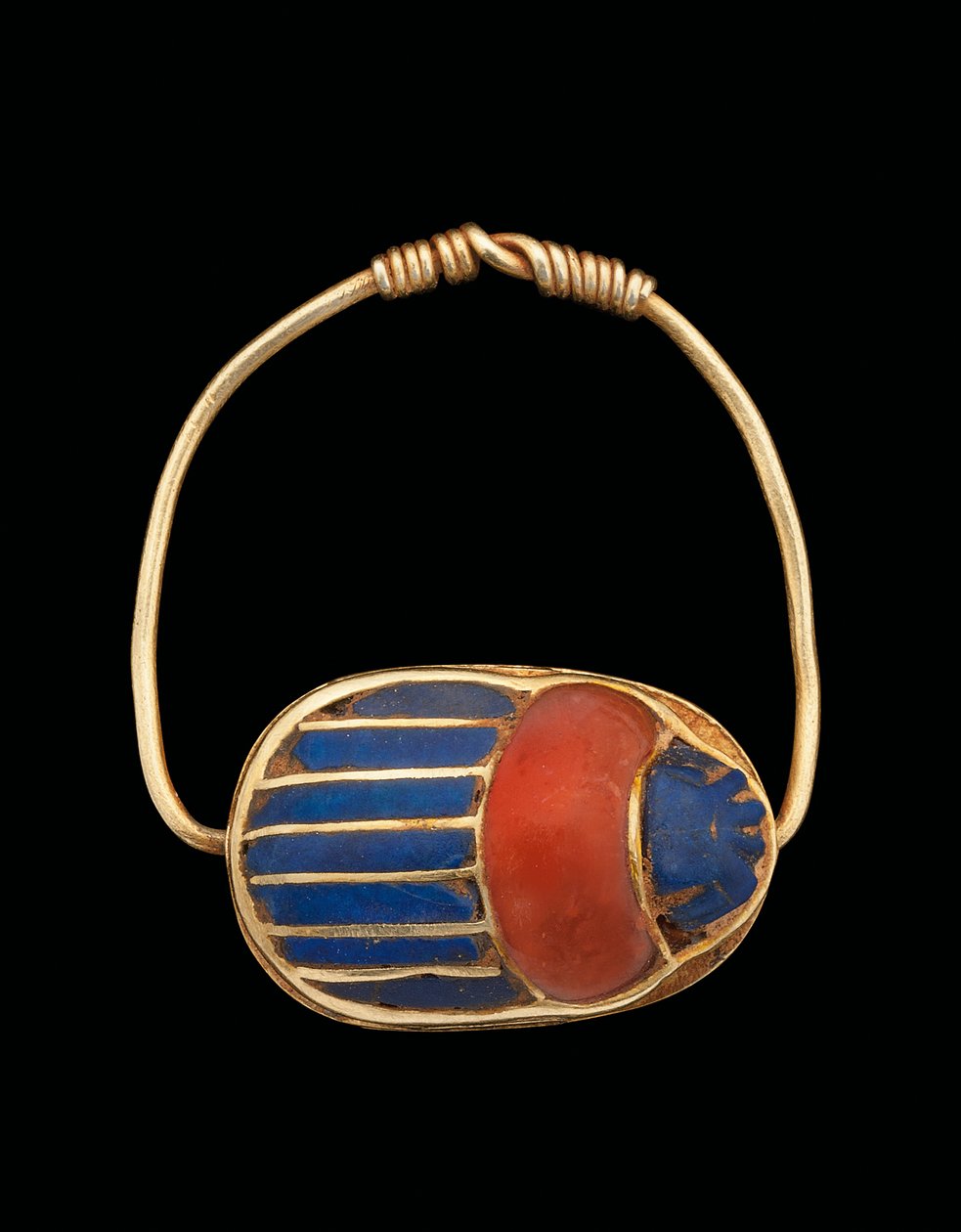 Scarab fingerring, Middle Kingdom af Egyptian 12th Dynasty