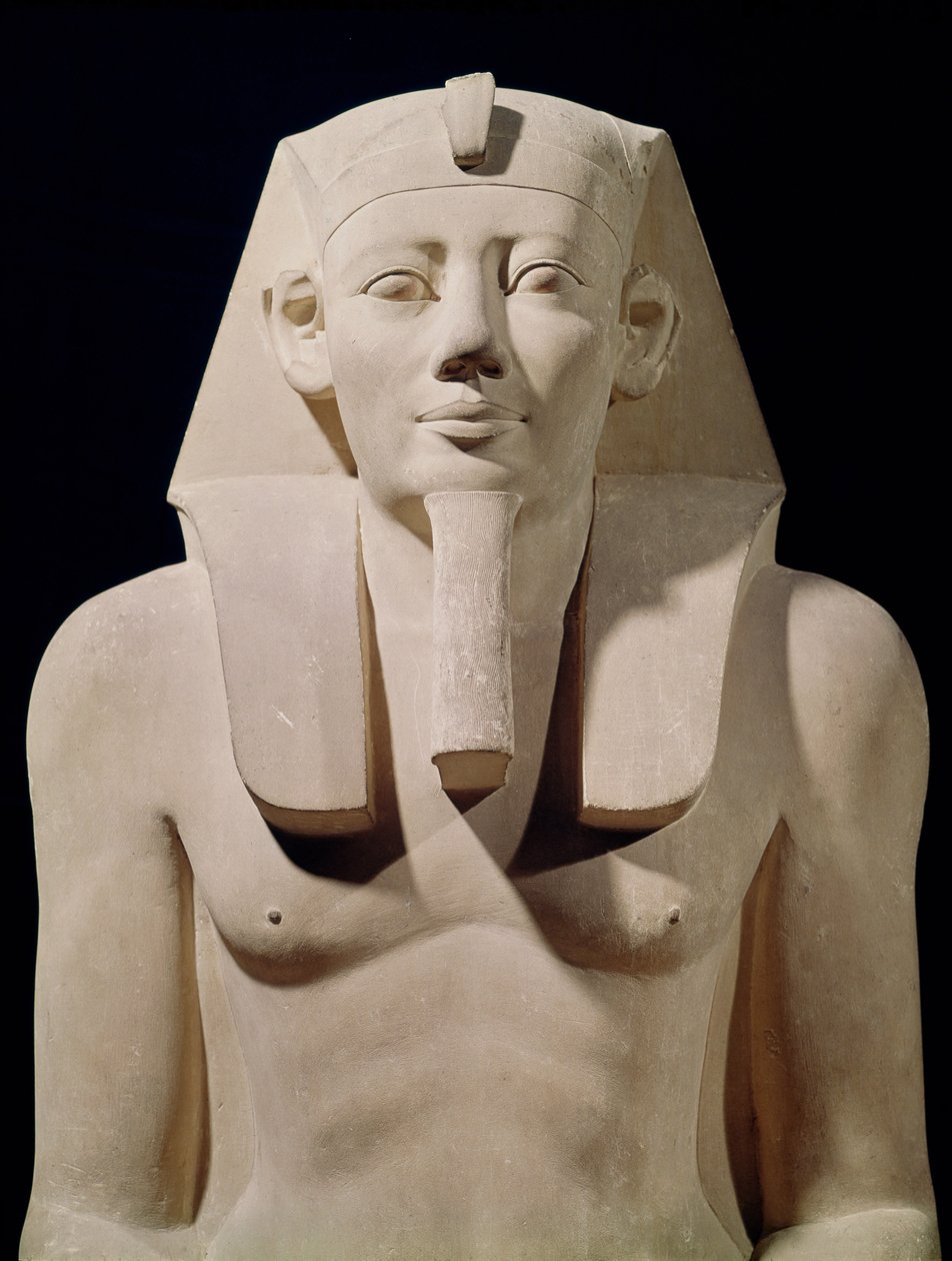 Siddende statue af Sesostris I (1971-28 f.Kr.), oprindeligt fra Sesostris I