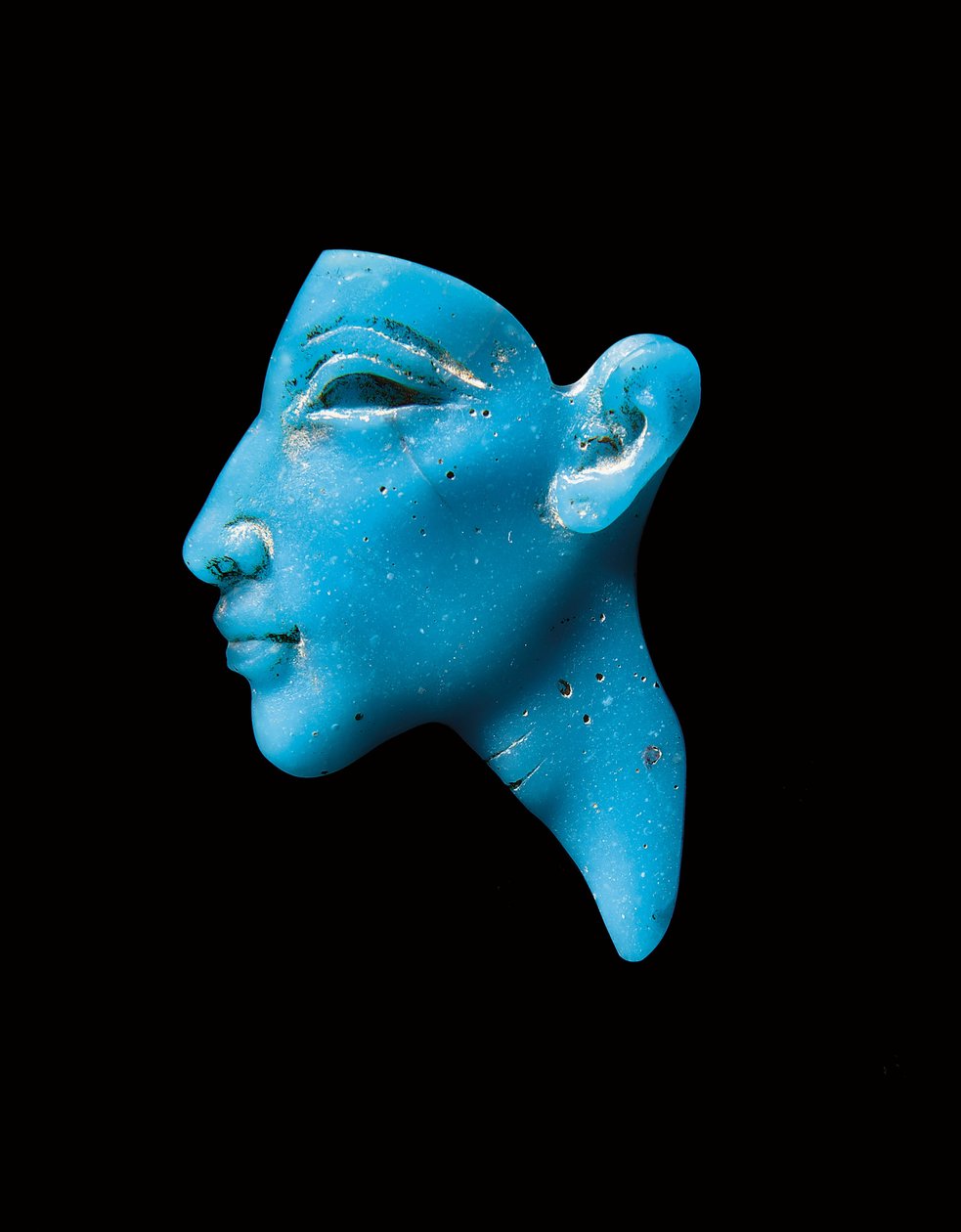 Indlæg af Akhenaten, New Kingdom, Amarna periode, cup.1353-1336 B.C. af Egyptian 13th Dynasty