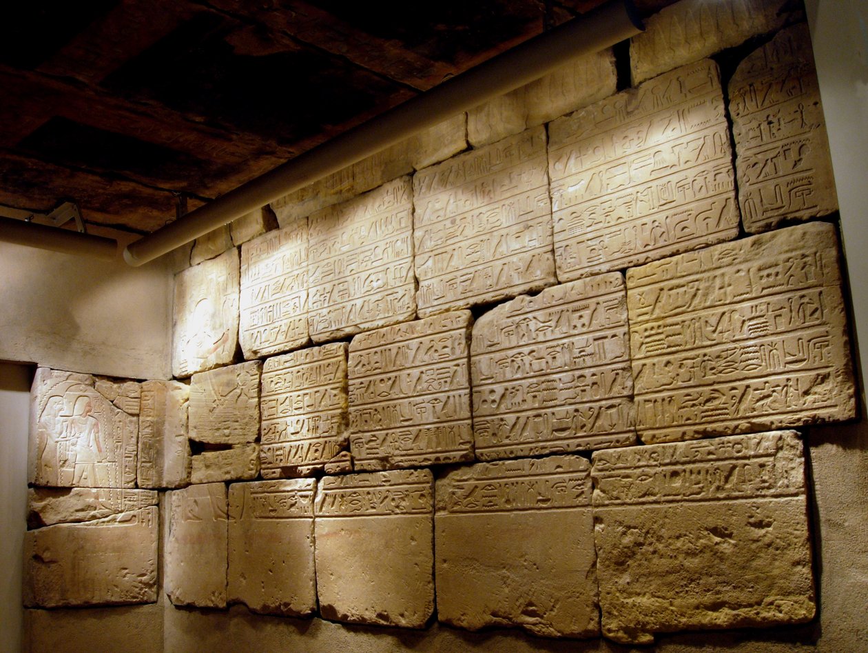 Sobekmoses gravkammer, ca. 1417-1379 f.Kr. (sandsten, malingsspor) af Egyptian 18th Dynasty