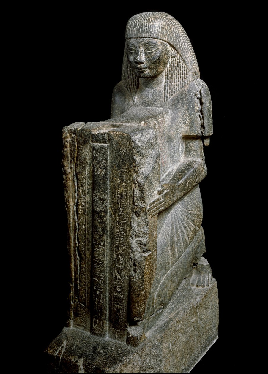 Egyptisk antikvitet: Ptahmose (eller Ptahmes, Ptahmosis), superintendent for farao Amenhotep III (eller Amenophis) 1390-1352 f.Kr. 18. dynasti. Firenze, Museo Archeologico af Egyptian 18th Dynasty