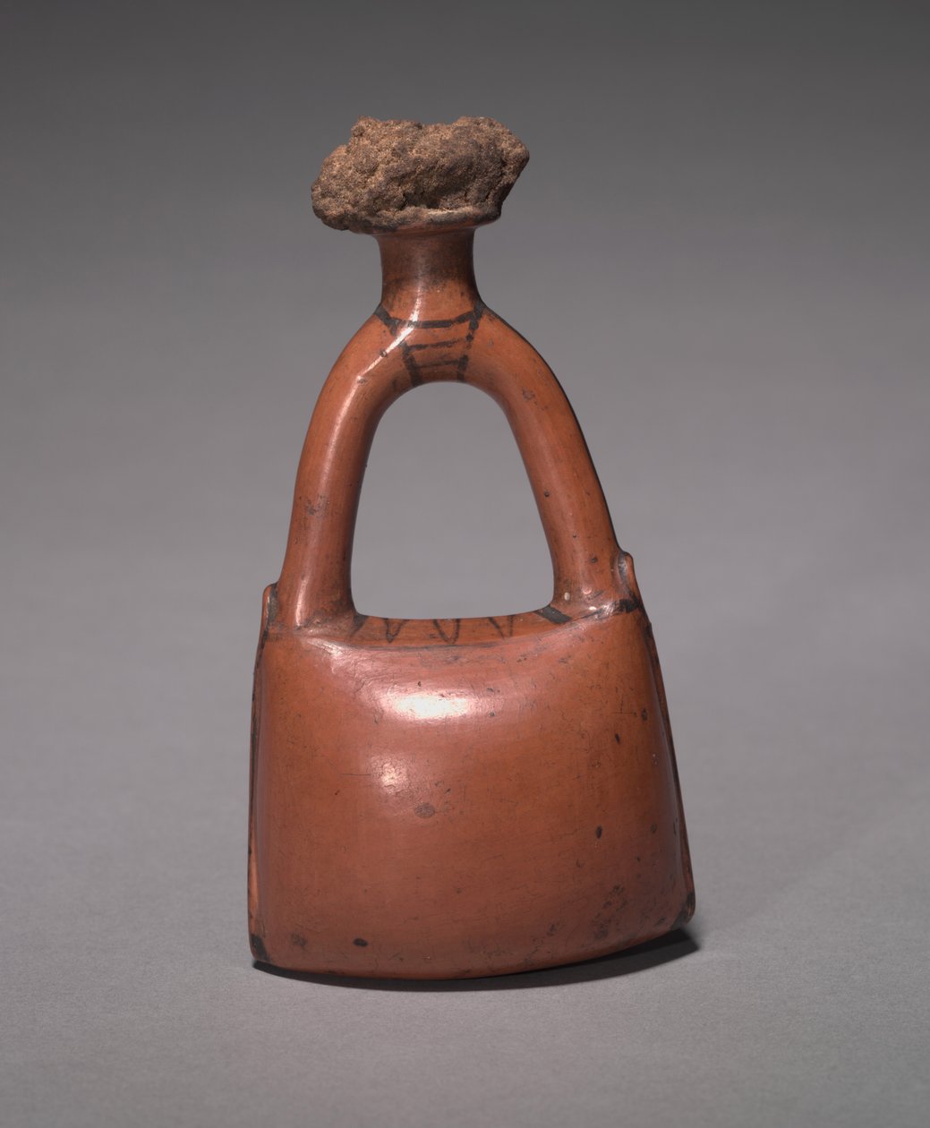 Kolbe i form af en lædertaske, New Kingdom, ca. 1415-1381 f.Kr. af Egyptian 18th Dynasty