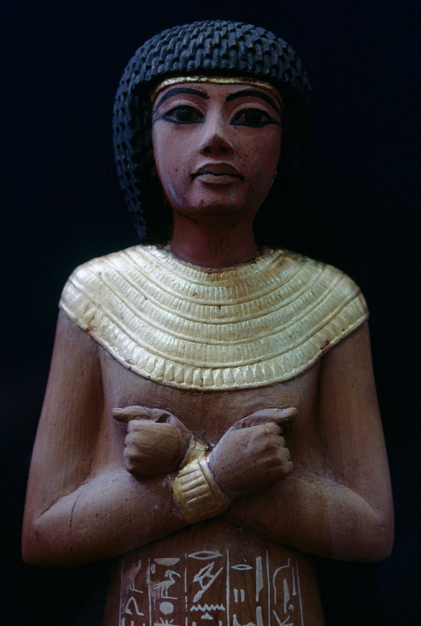 Begravelsesstatuette (Ushabti) af Egyptian 18th Dynasty