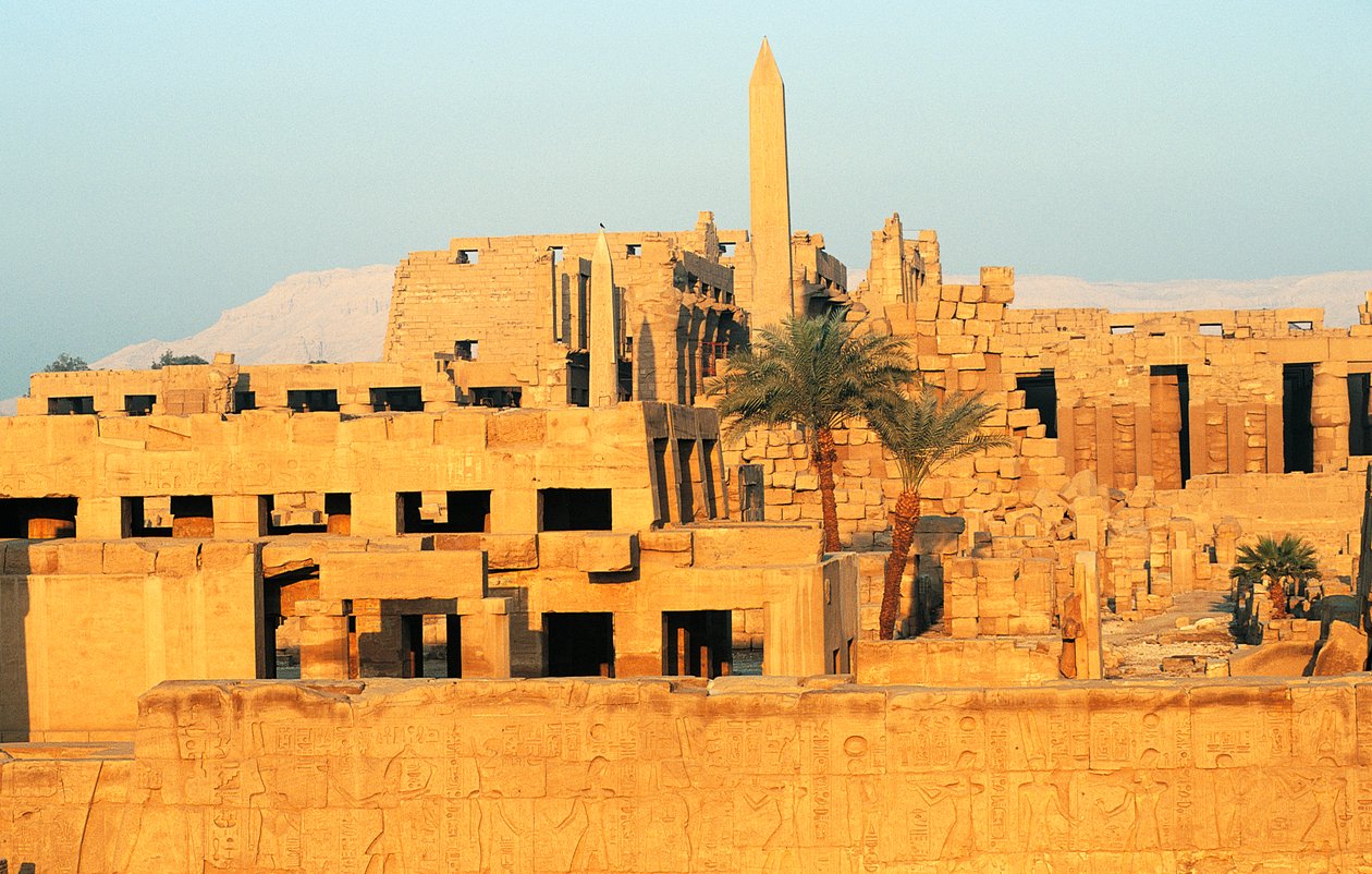 Det store Amon-tempel, østlig sektor, Karnak-tempelkomplekset, Luxor, Theben (Unescos verdensarvsliste) af Egyptian 18th Dynasty