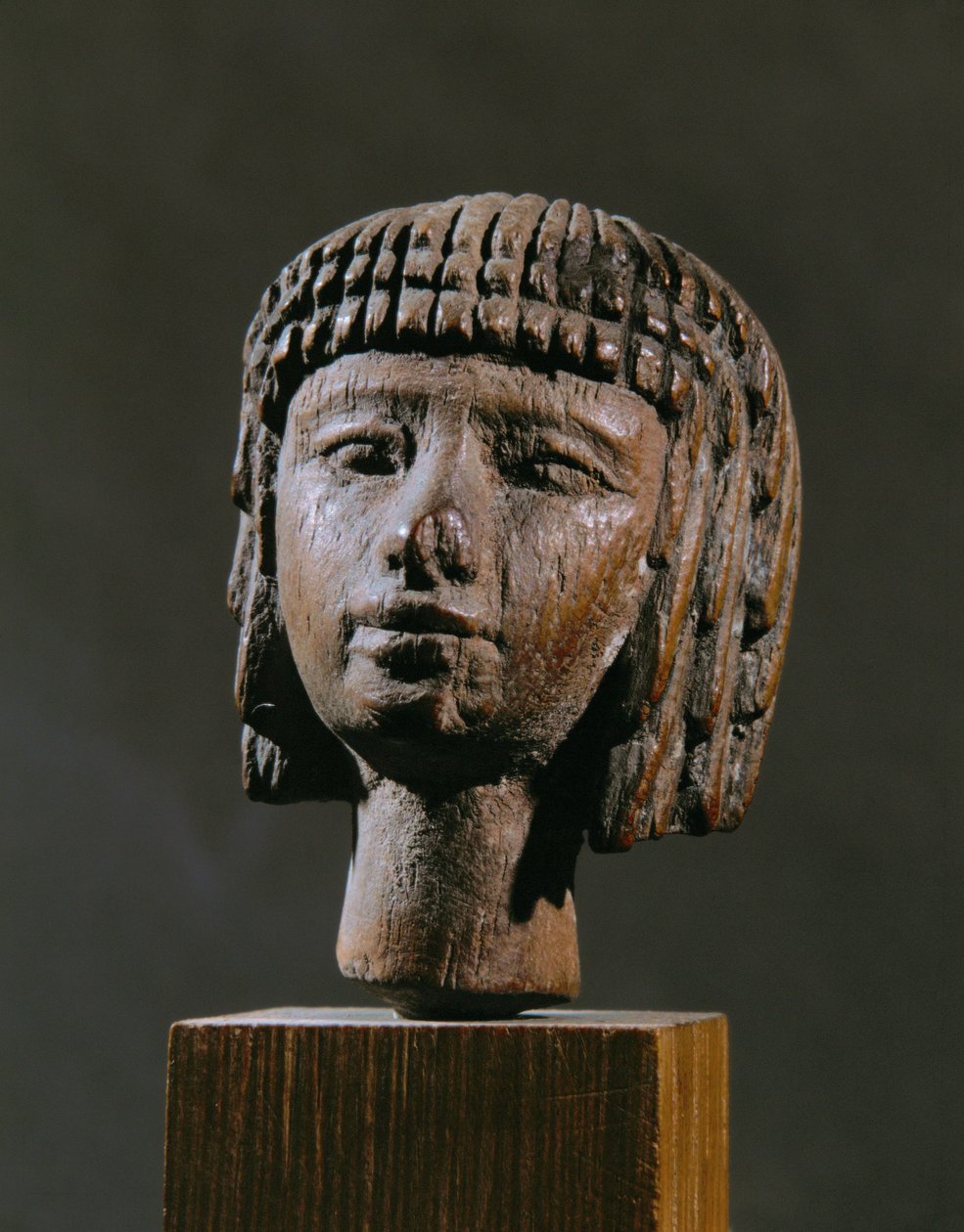 Hovedet af en pige, der svømmer af Egyptian 18th Dynasty