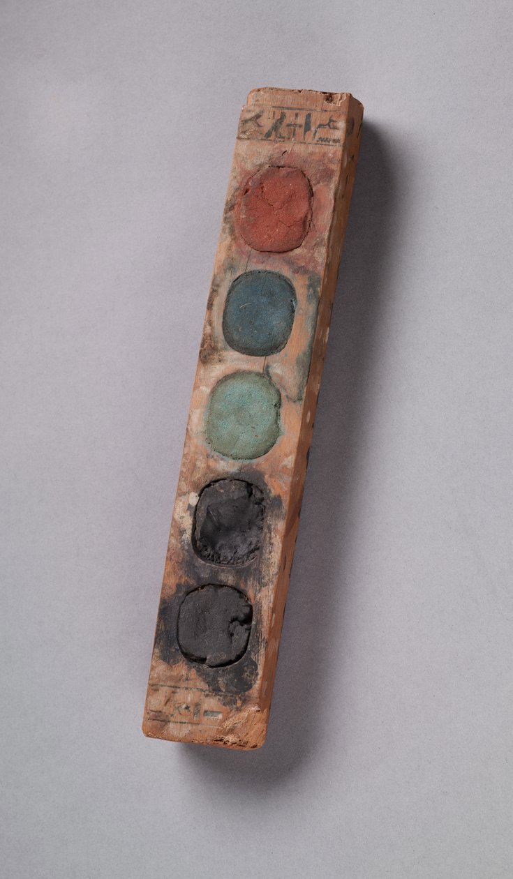 Paint Box of Vizier Amenemope, New Kingdom, ca. 1427-1401 BC af Egyptian 18th Dynasty