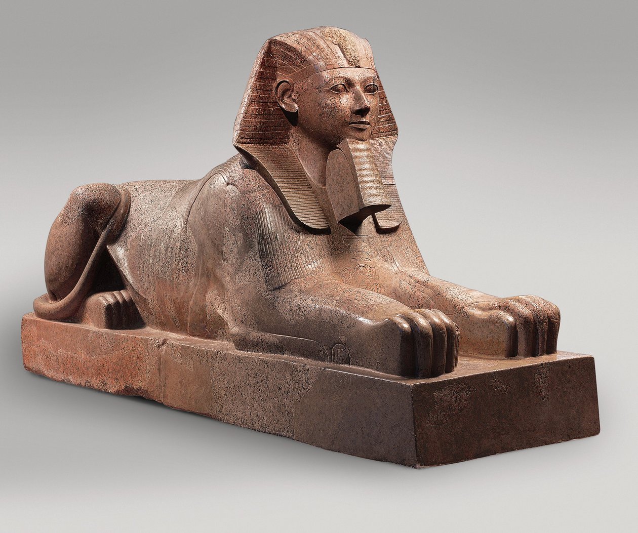Hatshepsuts sfinx, ca.1479-58 (granit, maling) af Egyptian 18th Dynasty