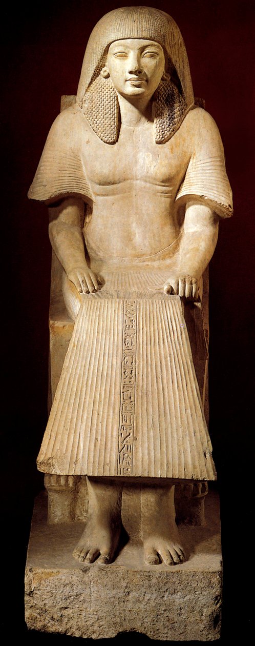 Statue af Maya (egyptisk embedsmand) af Egyptian 18th Dynasty