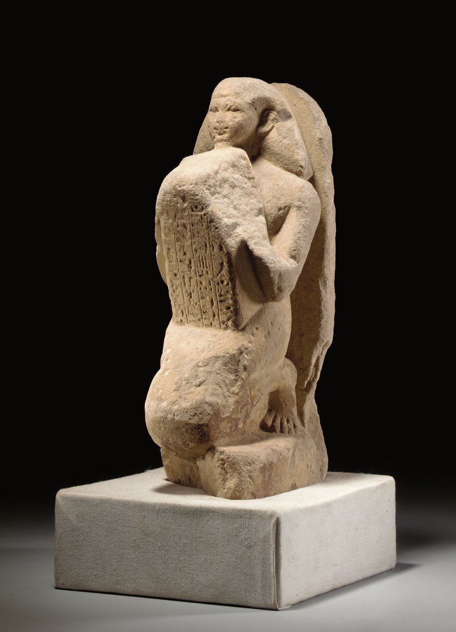 Stelophor statue af Amunhotep, 1450-1430 f.Kr af Egyptian 18th Dynasty