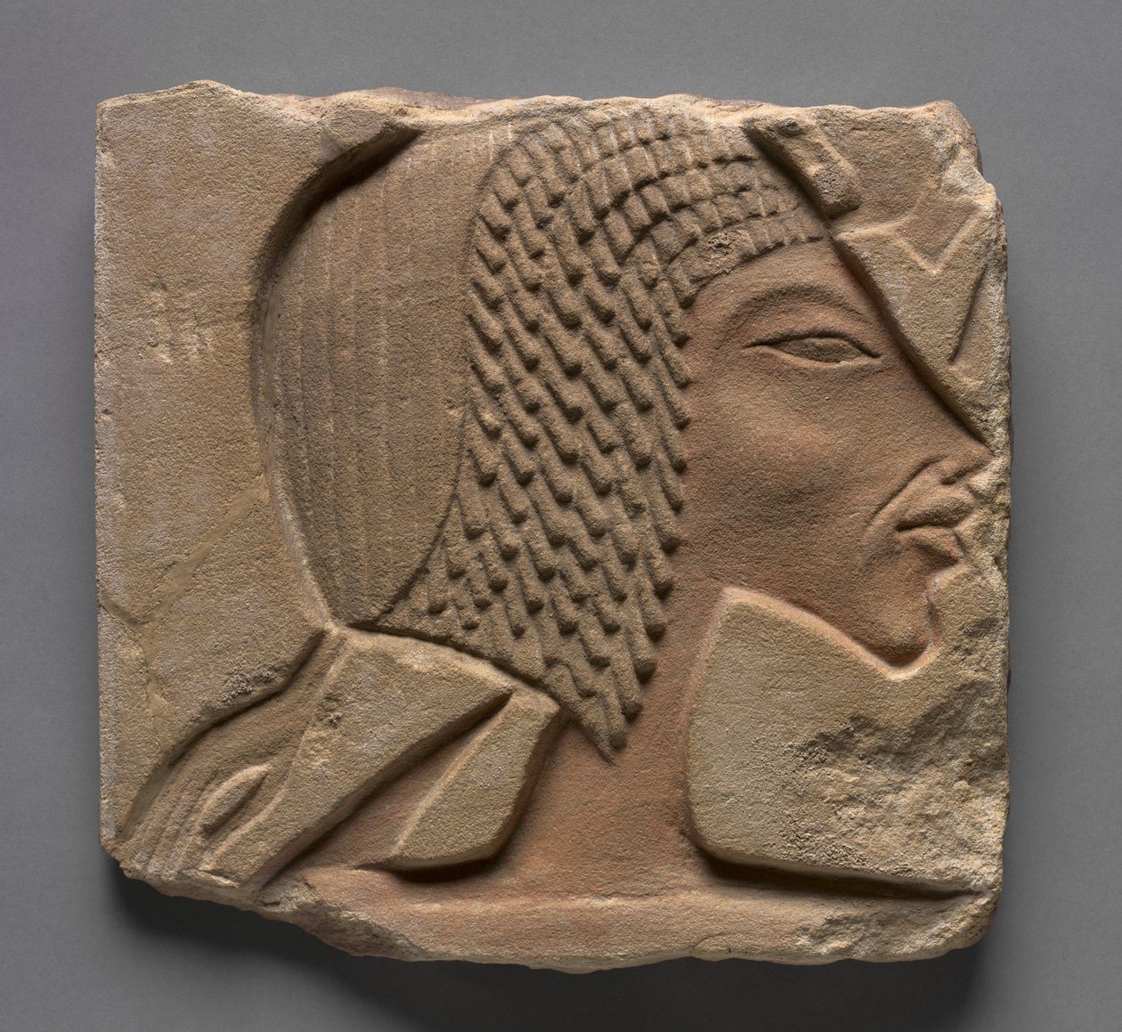 Talatat: Portræt af Nefertiti, ca. 1353-1347 f.Kr af Egyptian 18th Dynasty