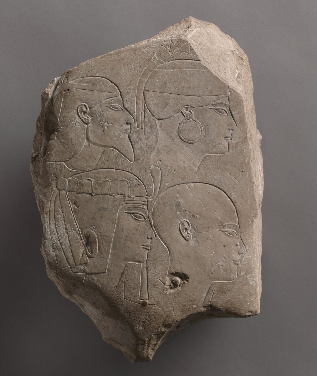 Prøvestykke arbejdet på begge sider, ca. 1391-1353 f.Kr af Egyptian 18th Dynasty