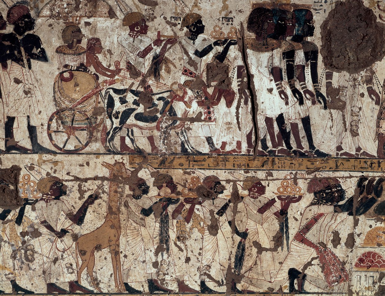 Hyldest til kong Tutankhamons nubiske adel, Huys grav, Qurnet Murai, Theban Necropolis (Unesco
