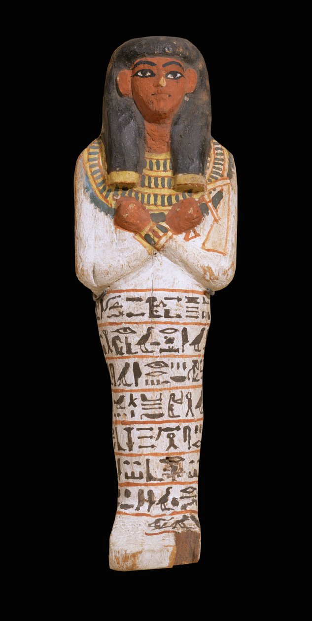 Ushebti-figur for Hapyaa, slutningen af det 18. dynasti ... af Egyptian 18th Dynasty