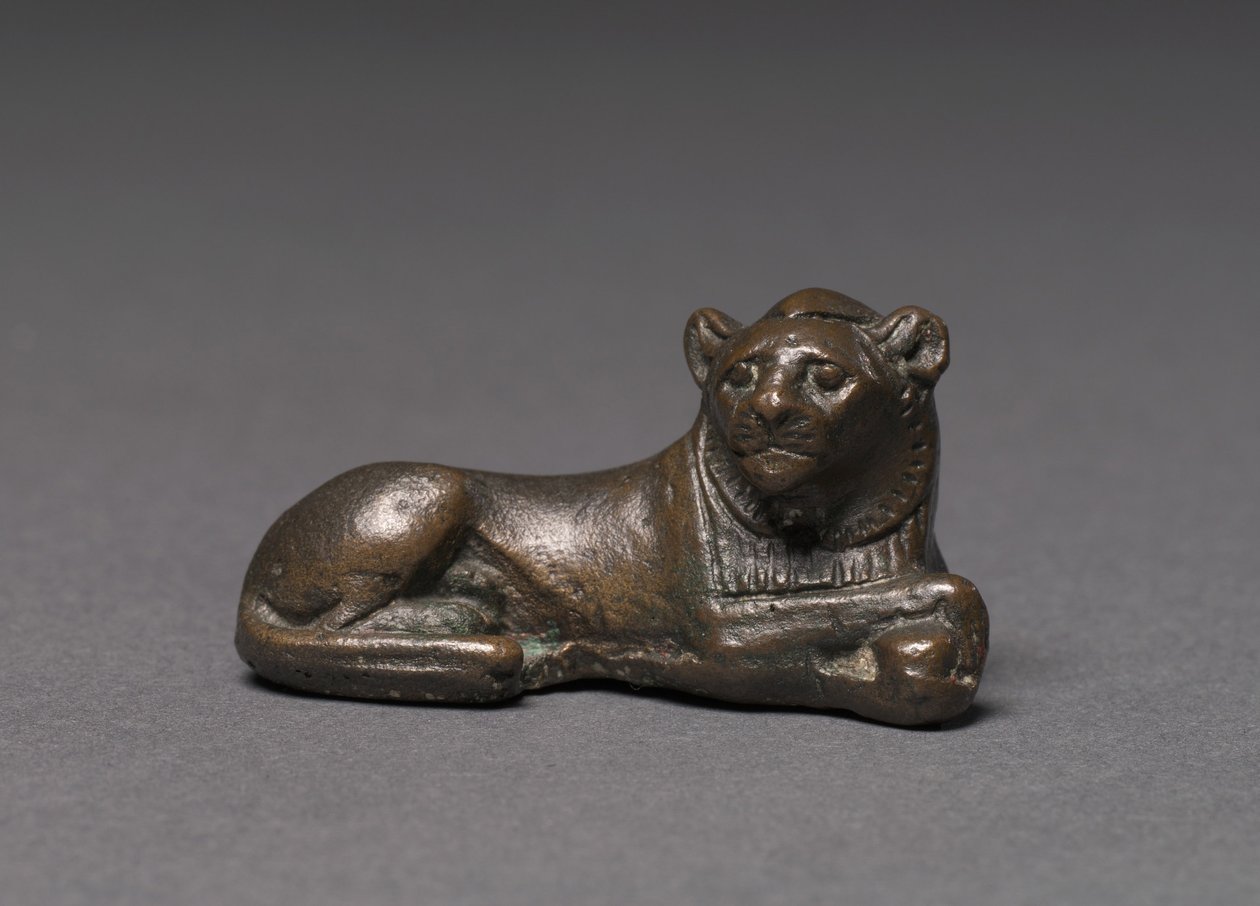 Vægt i form af en løve, ca. 1391-1353 f.Kr af Egyptian 18th Dynasty