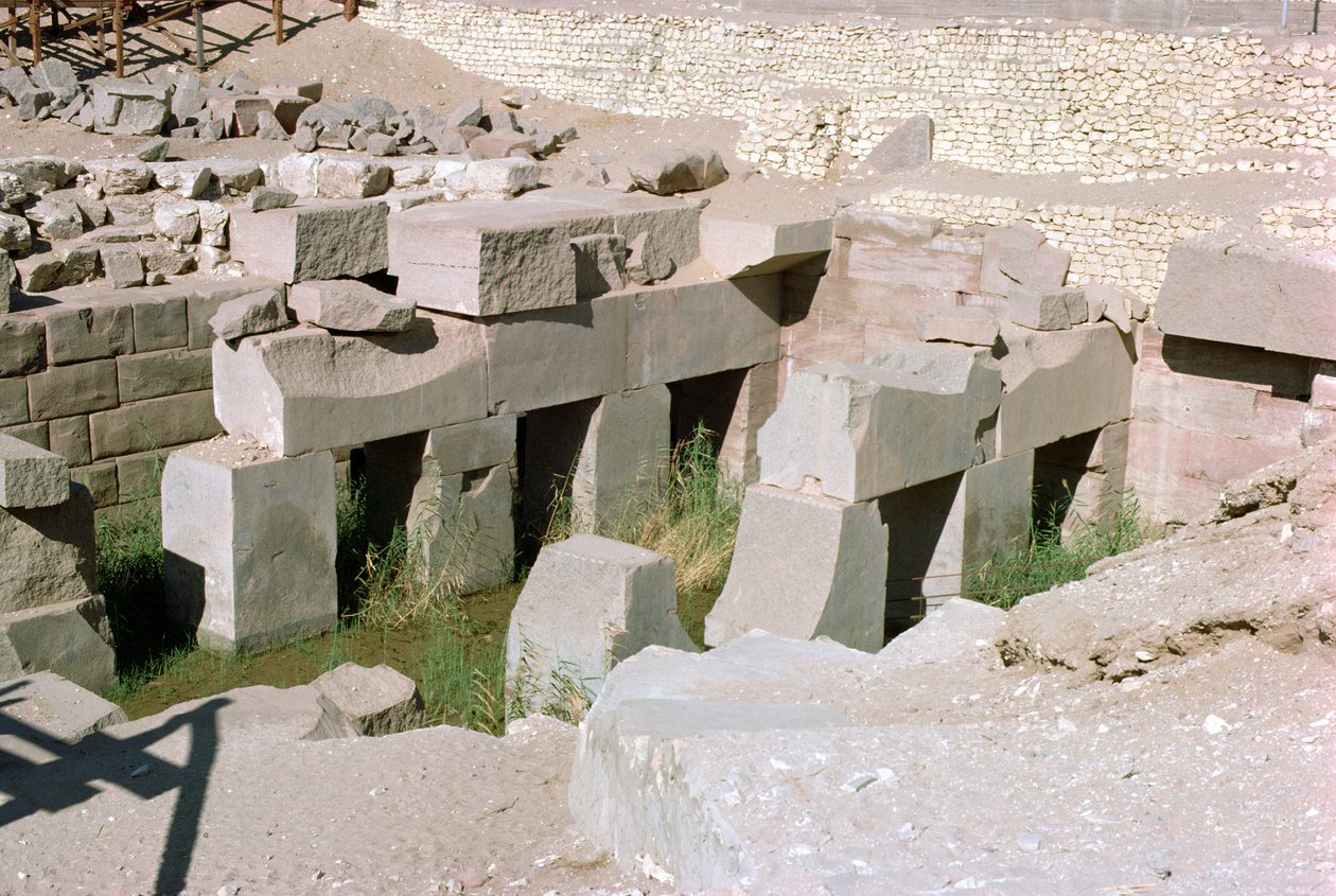 Kenotaaf af Seti I (ca. 1303-1290 f.Kr.) Nyt Rige af Egyptian 19th Dynasty