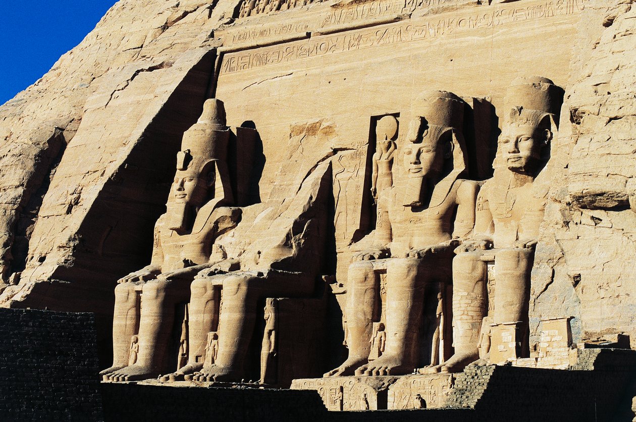 Kolossale statuer af Ramses II