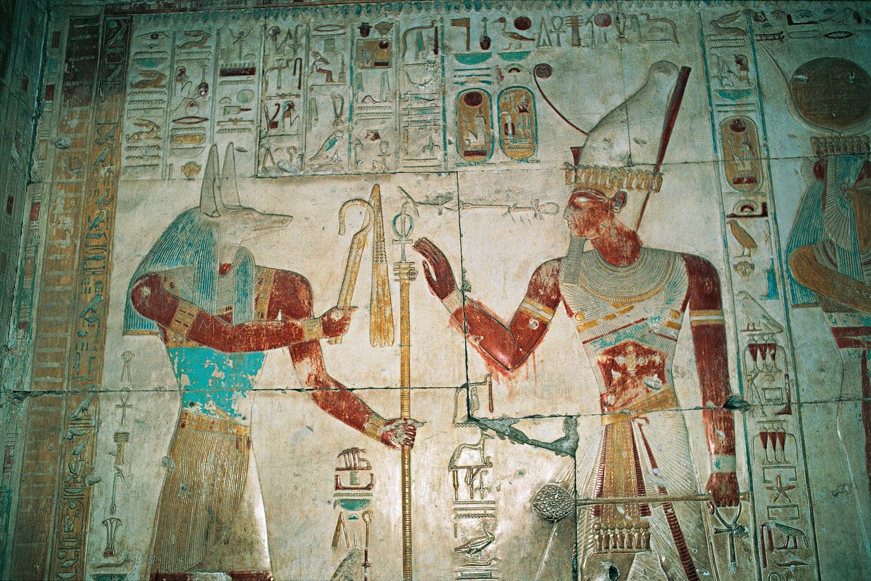 Egypten, Abydos, farao Seti I