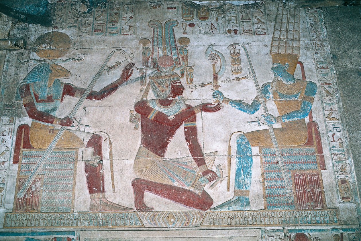 Egypten, Abydos, Farao Seti I