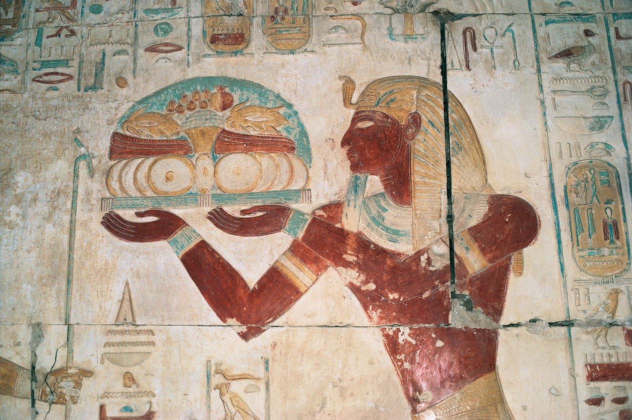 Egypten, Abydos, farao Seti I