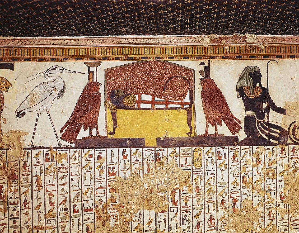 Egypten, Luxor, Oldtidens Theben, Queens-dalen, Nefertaris grav af Egyptian 19th Dynasty