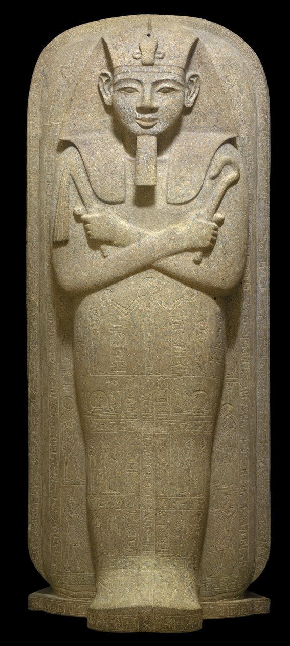Egypten, Theben, Luxor, Kongernes Dal, Merneptahs grav, Granitsarkofag af Egyptian 19th Dynasty