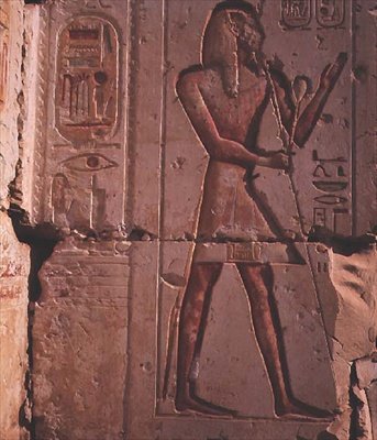 Farao, stenrelief fra Ramses II