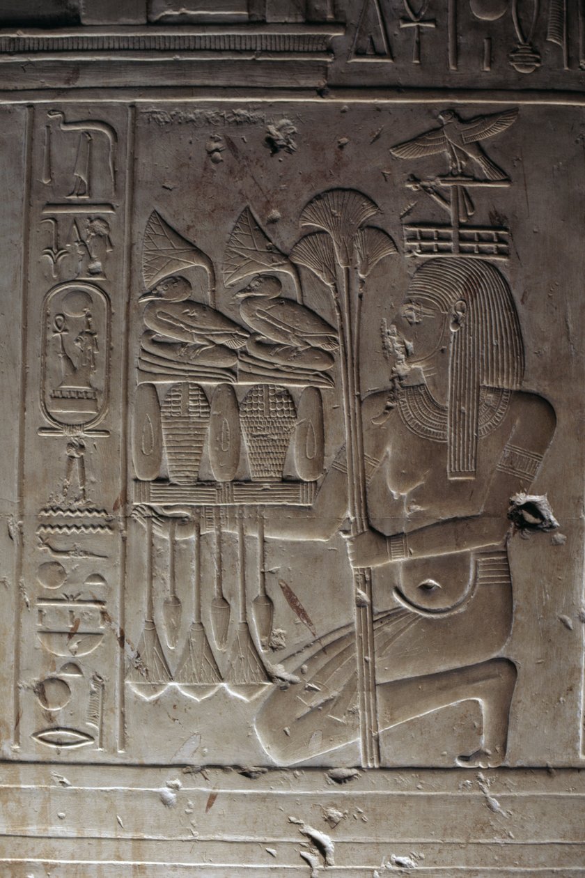 Relief, hypostylhal, Seti I