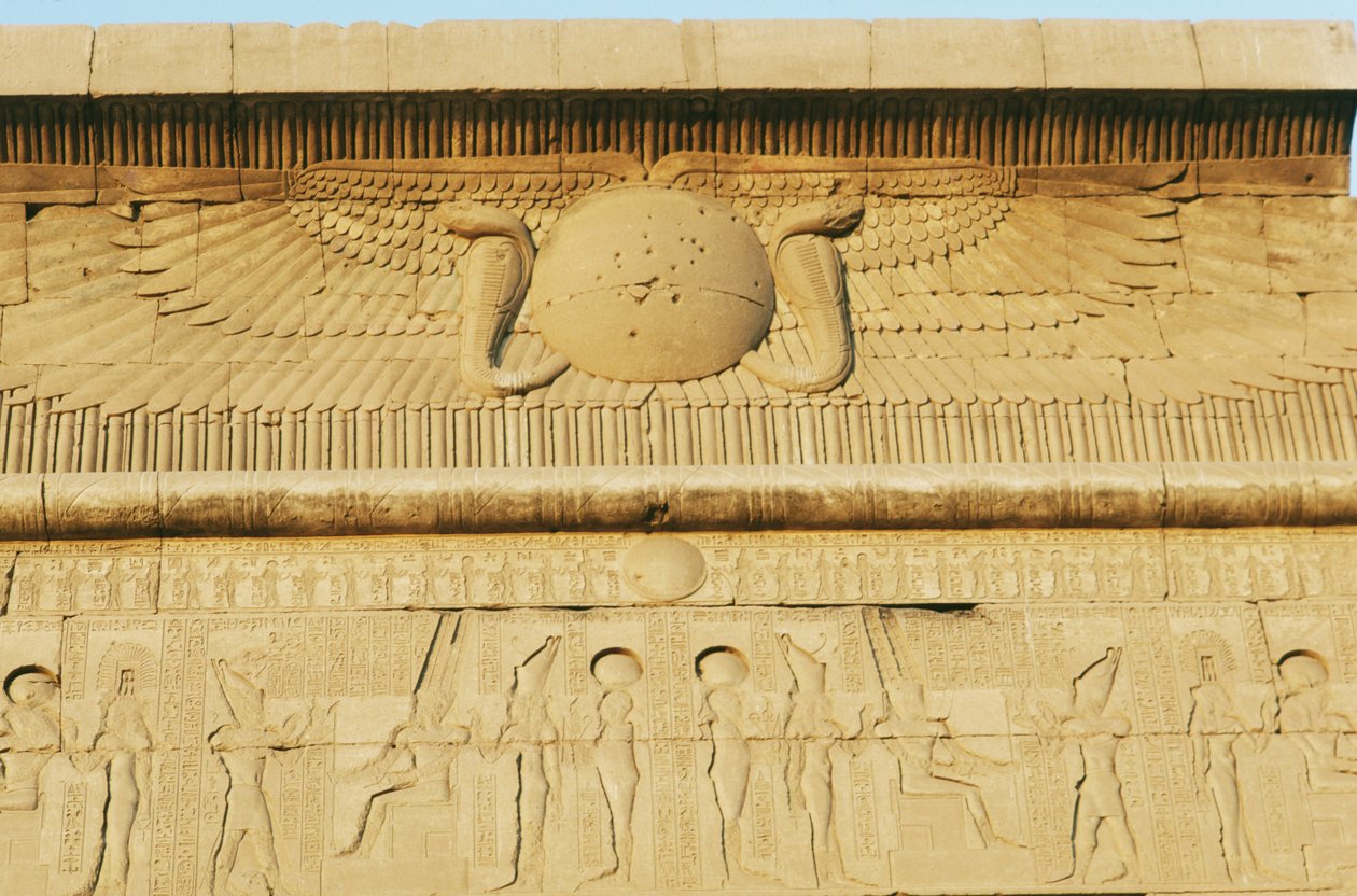 Relief, sydlig ptolemæisk portal, Amun-templet, Karnak-tempelkomplekset (UNESCO