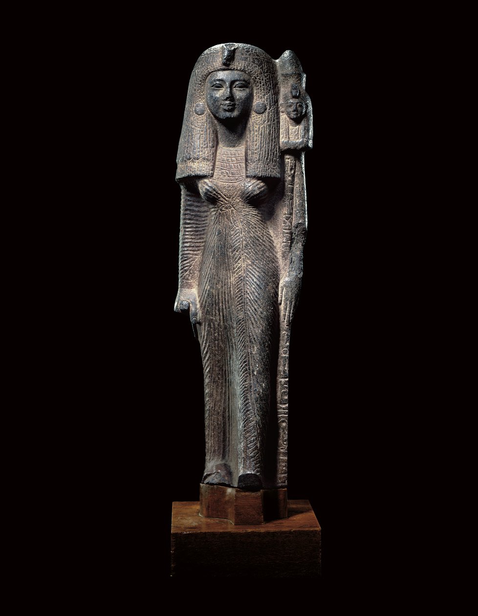 Standard bærende statue af dronning Nefertari, New Kingdom, ca. 1290-1224 f.Kr. af Egyptian 19th Dynasty