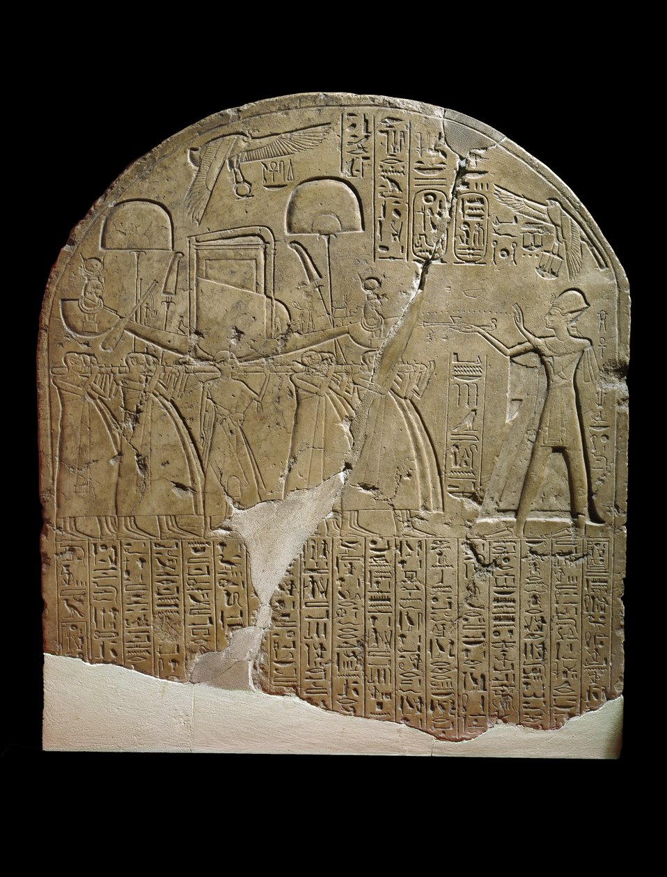 Stela dedikeret til Isis af tilsynsmanden for værker i Ramses II