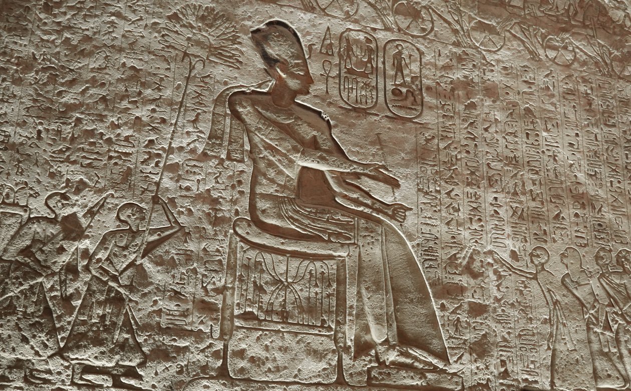 Det store tempel i Abu Simbel af Egyptian 19th Dynasty