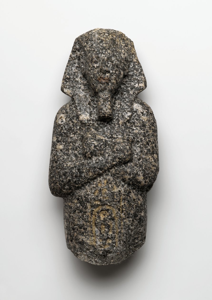 Ushabti-figur af Amenophis IV (Akhenaten) (ca. 1364-1347 f.Kr.) fra El Amarna, New Kingdom (granit) af Egyptian 19th Dynasty