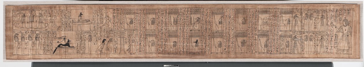 Book of the Dead of Hori, ca. 1969-945 f.Kr. (papyrus) af Egyptian 21st Dynasty