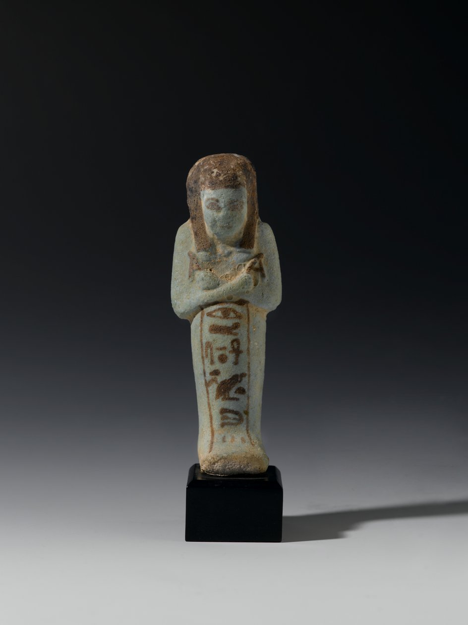 Shabti af Akhesenmut, muligvis fra Deir el-Bahri, New Kingdom (fajance) af Egyptian 21st Dynasty