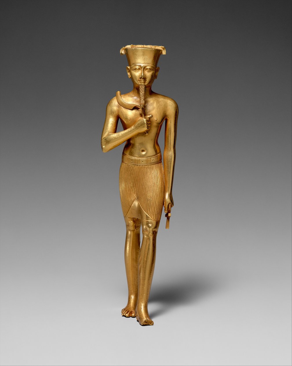 Statuette af Amun (guld) af Egyptian 22nd Dynasty