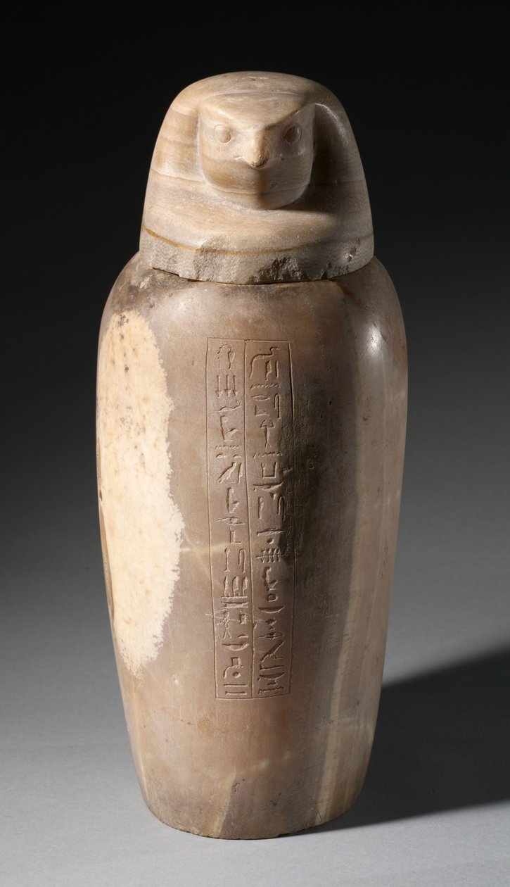 Baldakinkrukke med falkehoved, 664-525 f.Kr af Egyptian 26th Dynasty