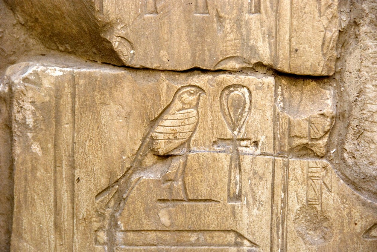Egyptian Antiquite: Patron af Ankh Hor. Ankh-Hors grav (Ankh Hor) (TT414) (26. dynasti, 672-525 f.Kr.), Luxor (Theben), Egypten af Egyptian 26th Dynasty