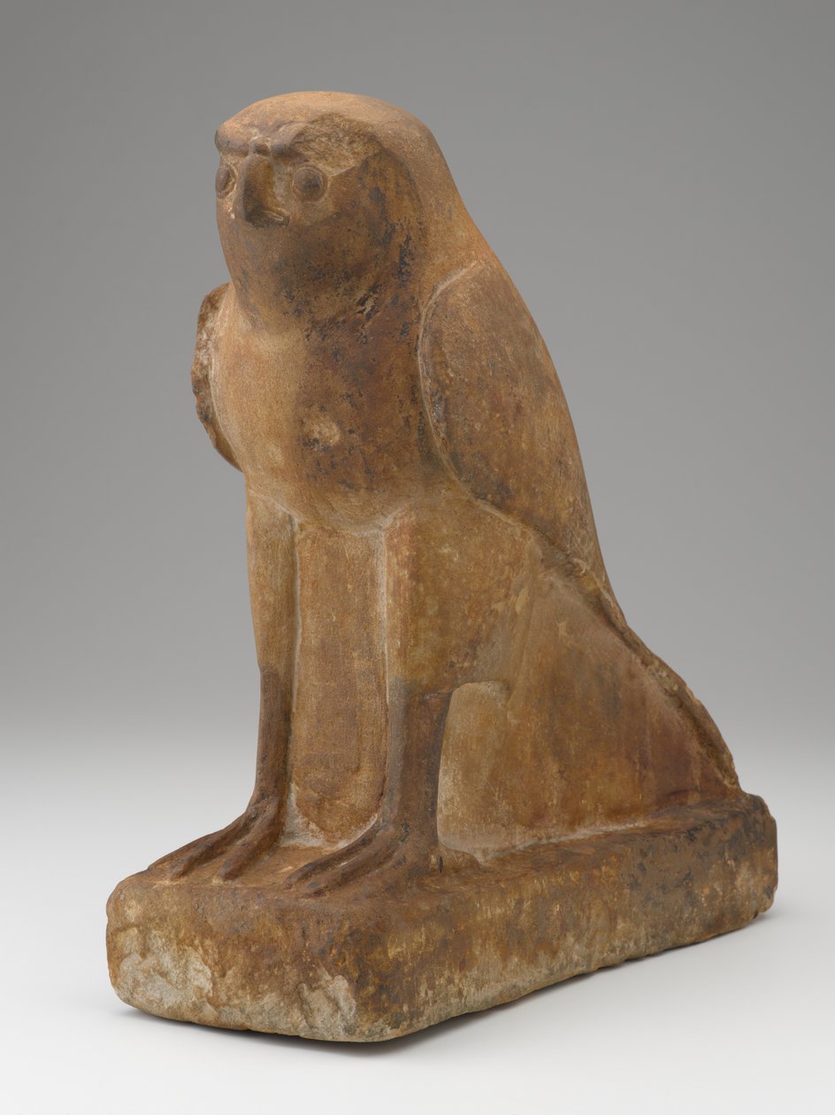 Horus Falcon, 664-525 f.Kr. (sandsten) af Egyptian 26th Dynasty