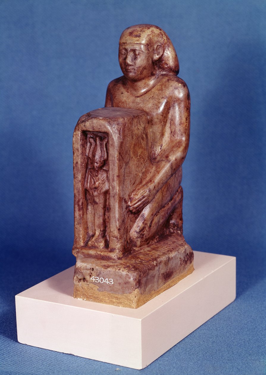 Pedesi holder en naos af Osiris af Egyptian 26th Dynasty