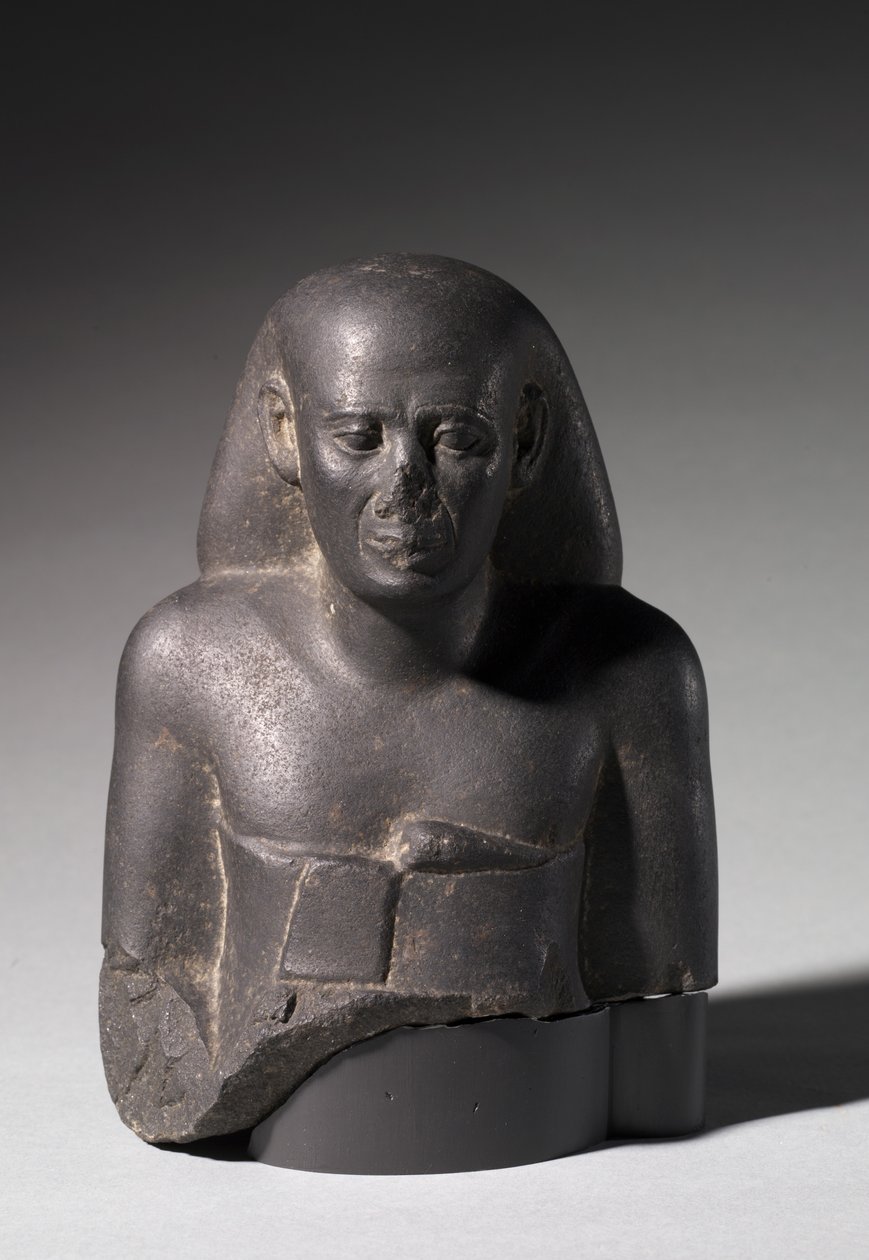 Buste af Ankh-Hor, sen periode, 525-404 f.Kr af Egyptian 27th Dynasty
