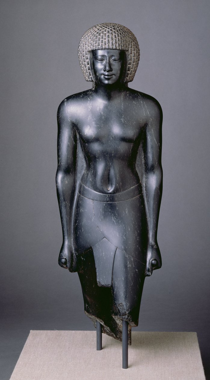 Dattari-statuen, sen periode (diorit) af Egyptian 30th Dynasty