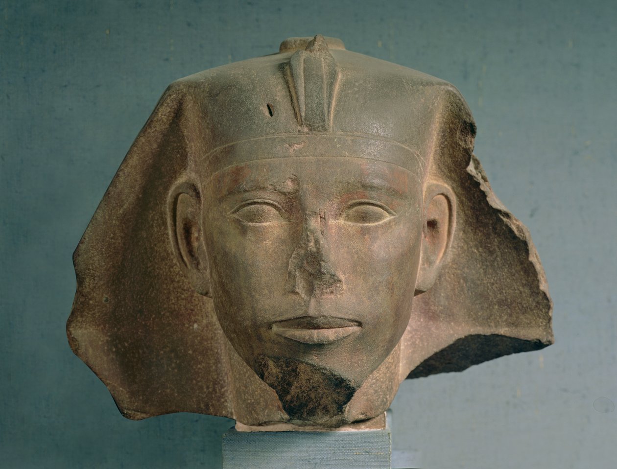 Leder af kong Djedefre, fra Abu Roash, Det gamle kongerige, ca. 2565-2558 f.Kr. (kvartsit) (se også 50746) af Egyptian 4th Dynasty