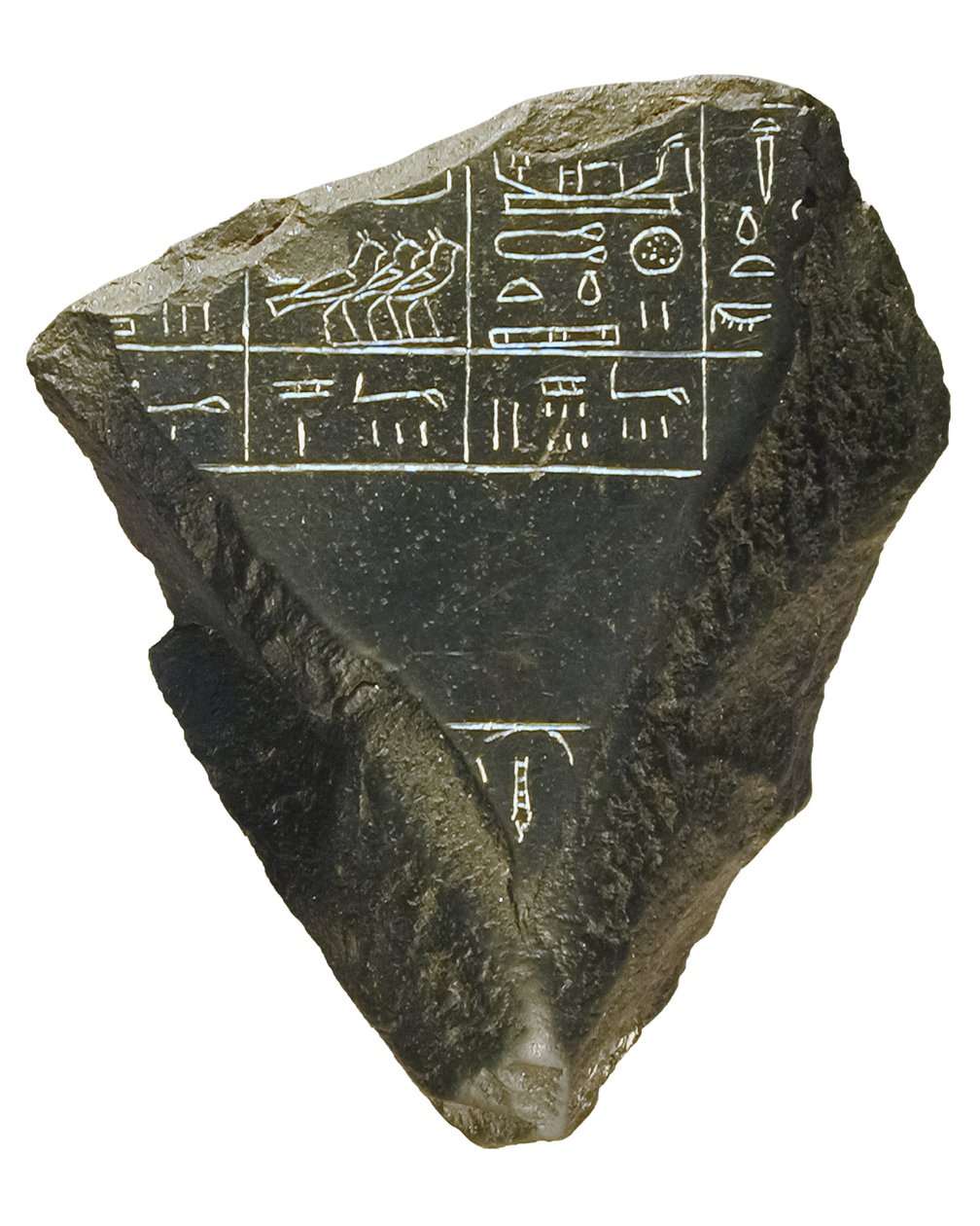 Fragment af Palermo-stenen (sten) af Egyptian 5th Dynasty