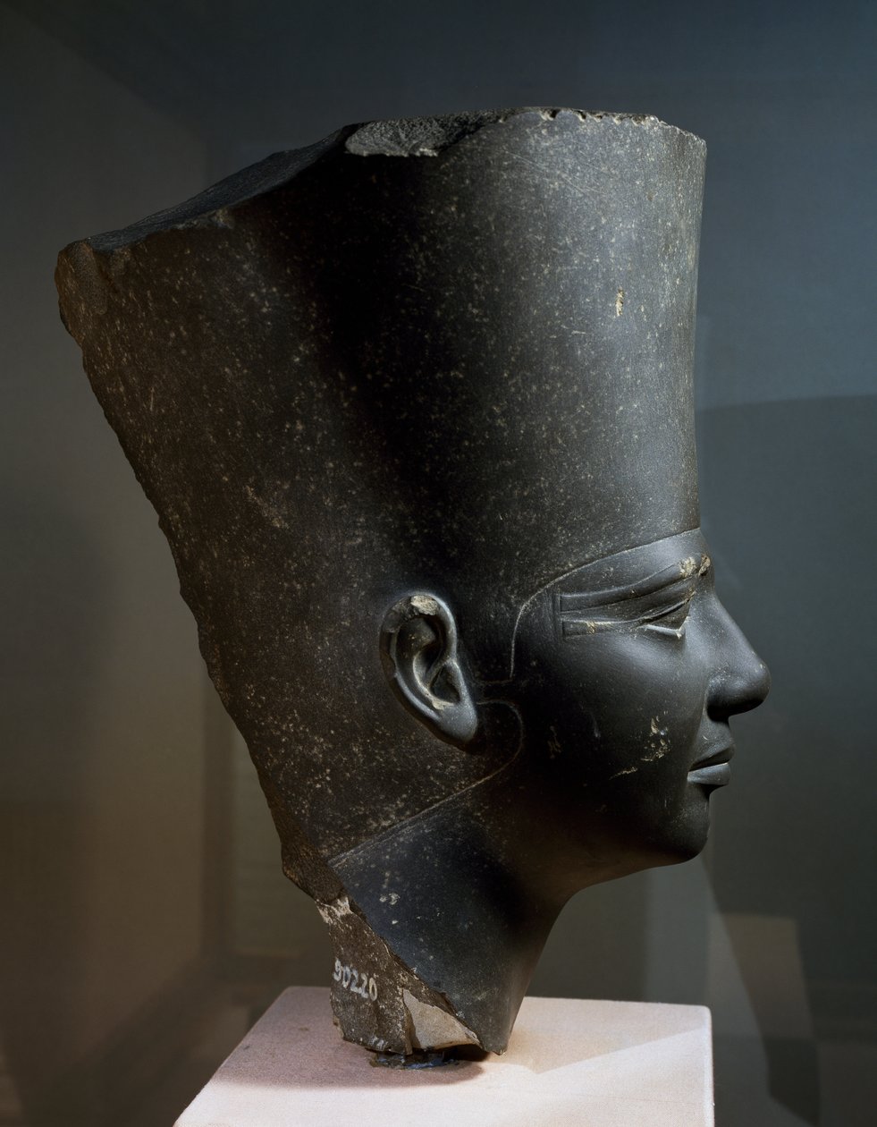 Leder af farao Userkaf, fra Solar Temple of Userkaf i Abusir, Old Kingdom (skifer) af Egyptian 5th Dynasty