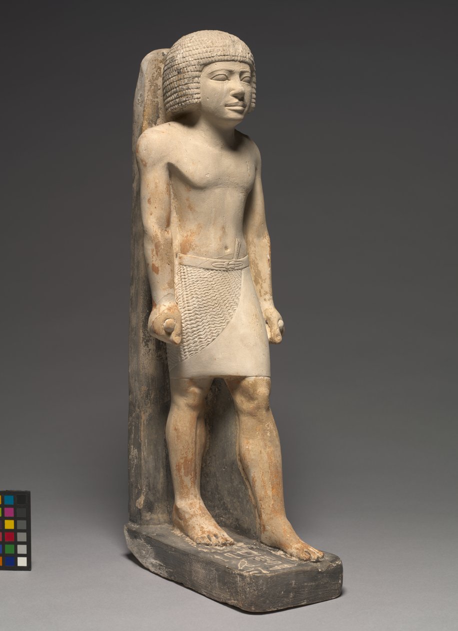 Striding Statue of Minnefer, c.2377-2311 BC af Egyptian 5th Dynasty