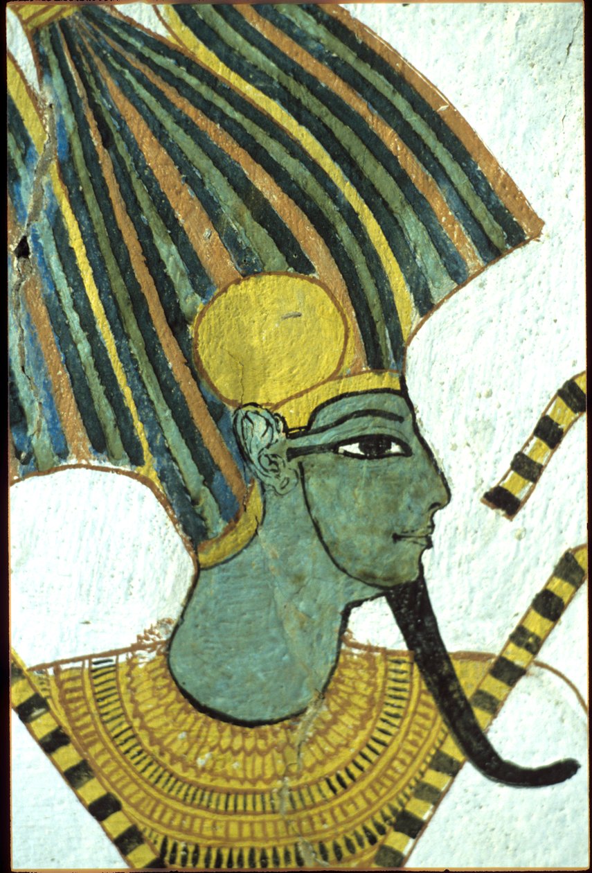 Det gamle Egypten, Vægmaleri, Sennedjems grav, Adelens grav, Theben, Deir el Medina af Egyptian Egyptian