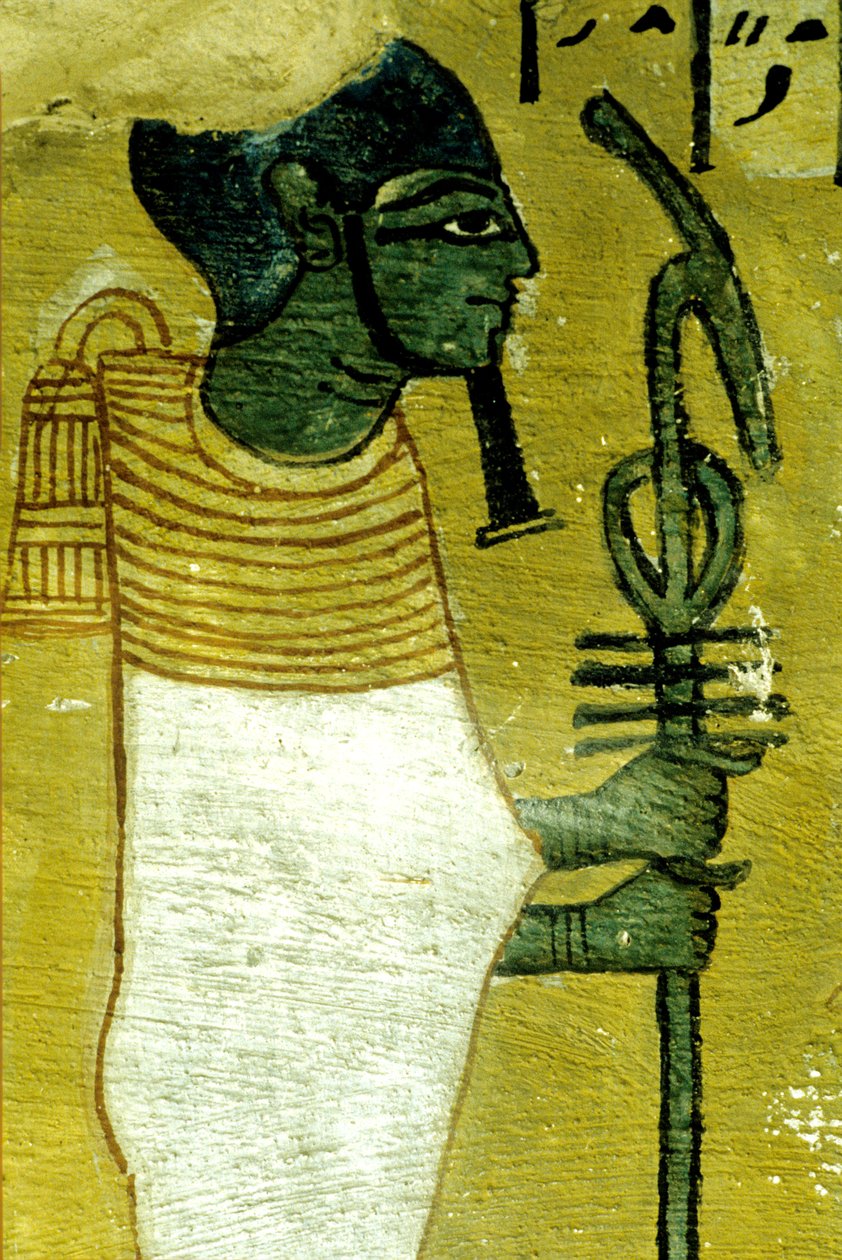 Det gamle Egypten, Vægmaleri, Sennedjems grav, Adelens grav, Theben, Deir el Medina af Egyptian Egyptian