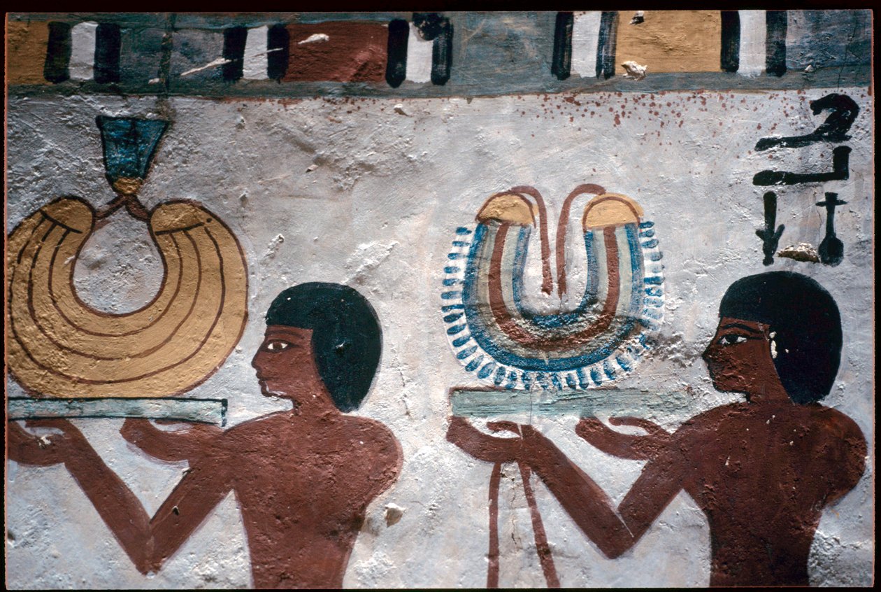 Det gamle Egypten, Vægmaleri, Sennufers grav, Adelens grav, Theben af Egyptian Egyptian
