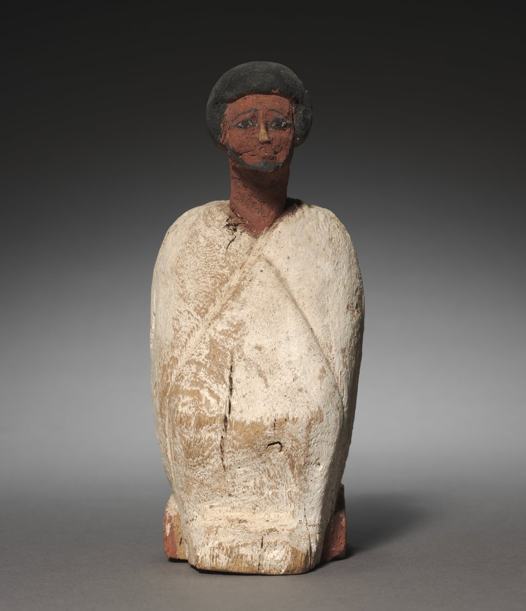 Modelbådsejer, 2040-1648 f.Kr. (malet træ) af Egyptian Egyptian